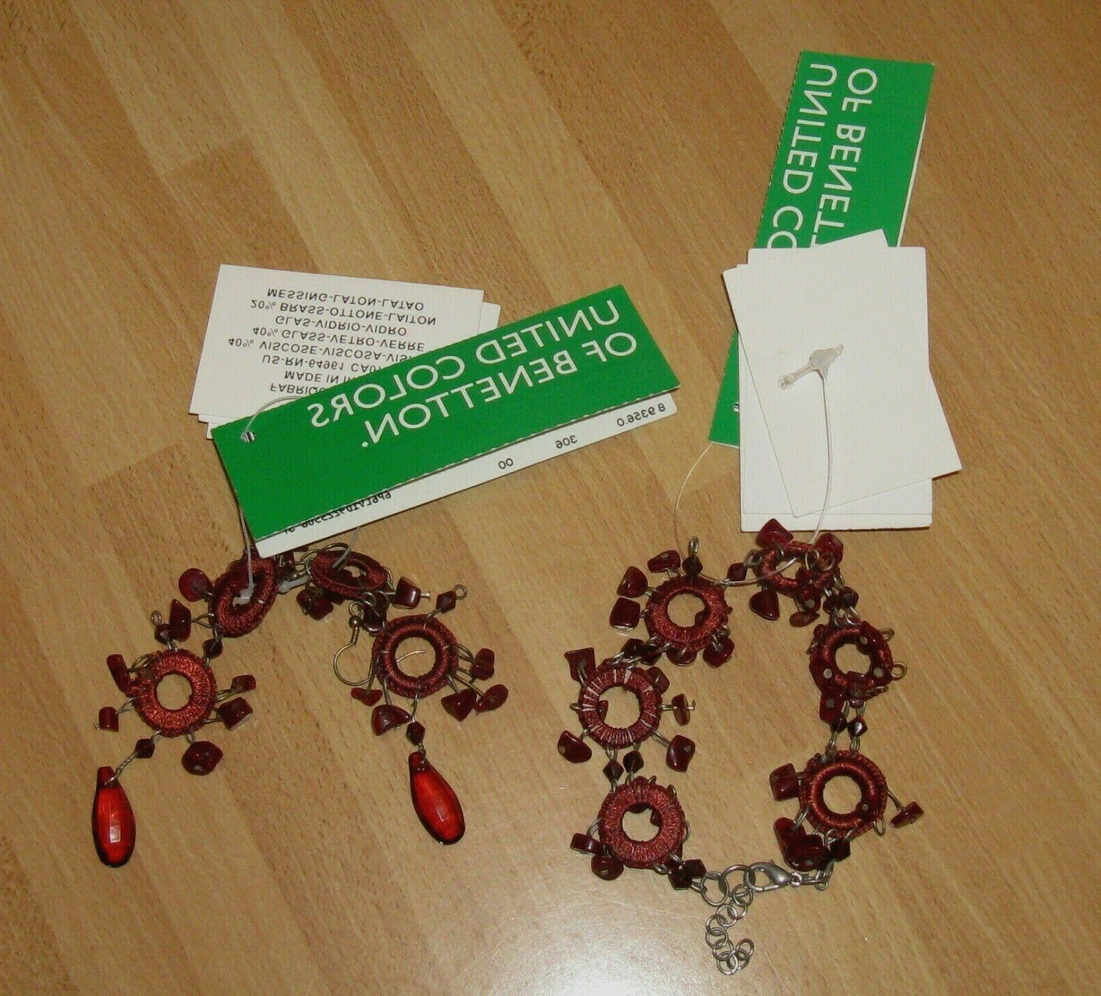 bella parure orecchini e braccialetto fatti a