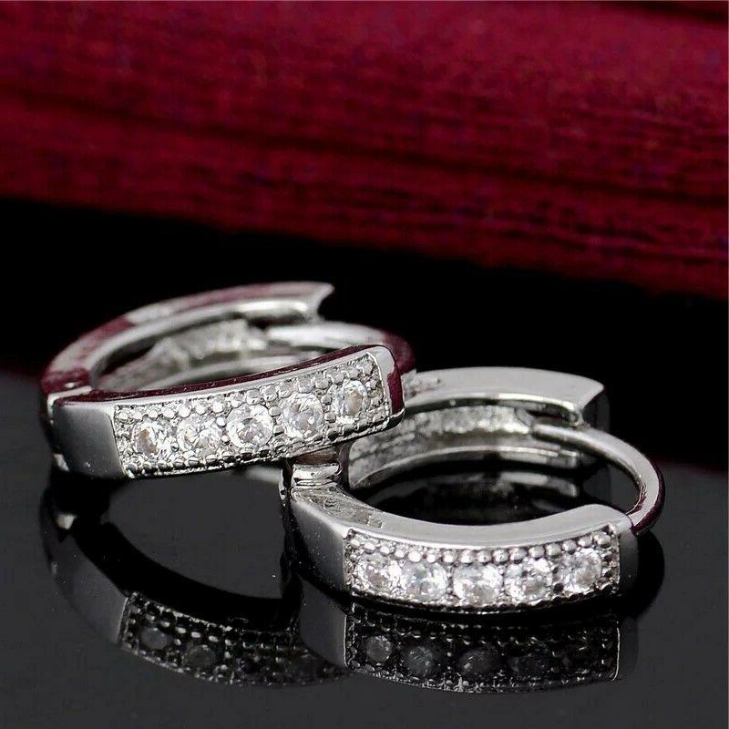 bellissimi orecchini argento 925 donna compleanno zircone