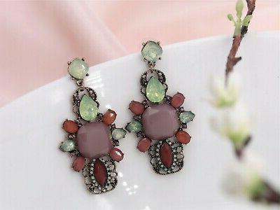 bigiotteria orecchini perno d oro rosa menta