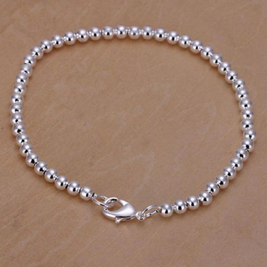 bracciale estate amore charm palline placcato argento
