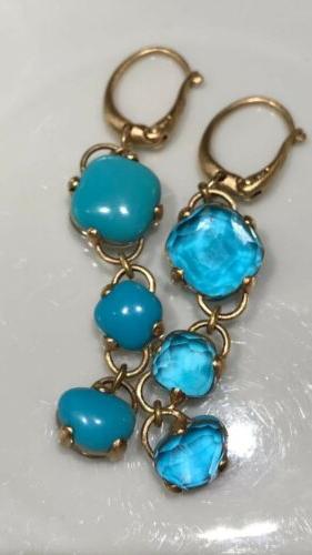 capri orecchini in oro rosa matt cristallo