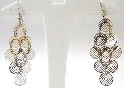 catena di symmetry grandi orecchini goccia lungo