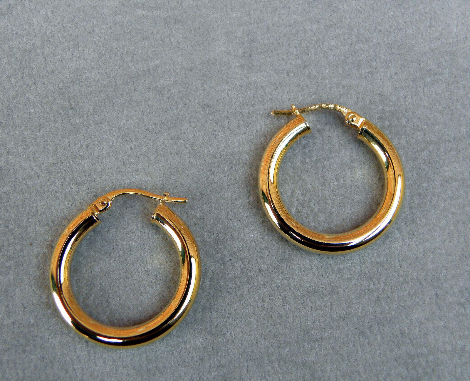 cerchi oro giallo 750 percent 18kt 21mm