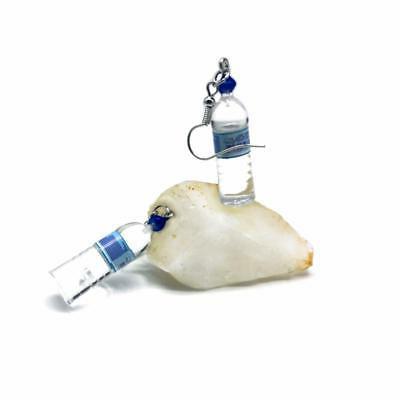 cg3856 miniatura bottiglie di acqua placcato argento