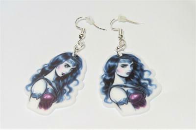 cg4519 acrilico orecchini wonder woman