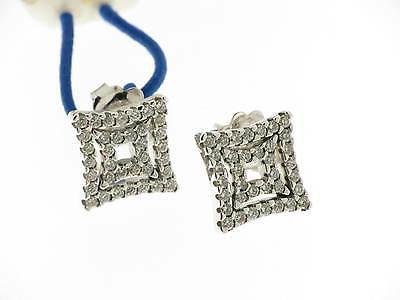 chimento orecchini oro bianco 18kt e diamanti