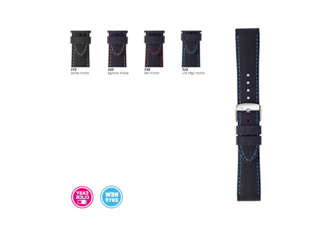 cinturino in silicone nero easy click linea