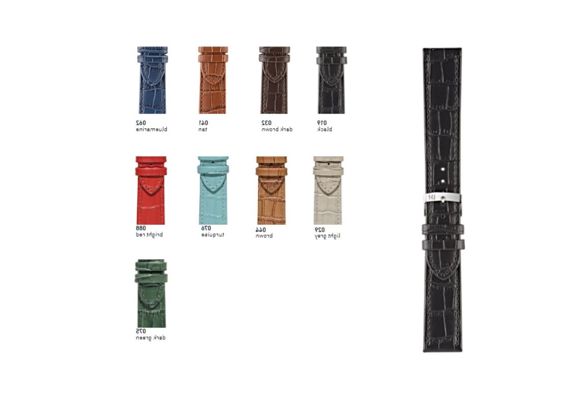 cinturino juke in pelle stampa alligatore in