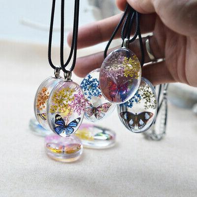 ciondolo ovale in vetro con cabochon e