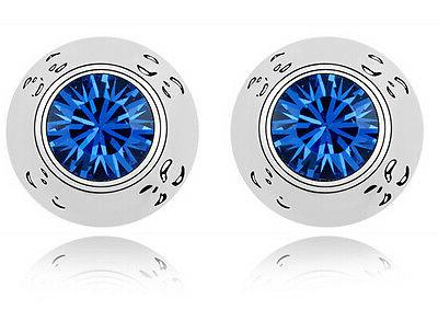 classico reale blu scuro and argento rotondo