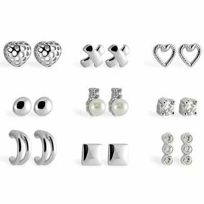 cofanetto regalo con 9 paia di orecchini