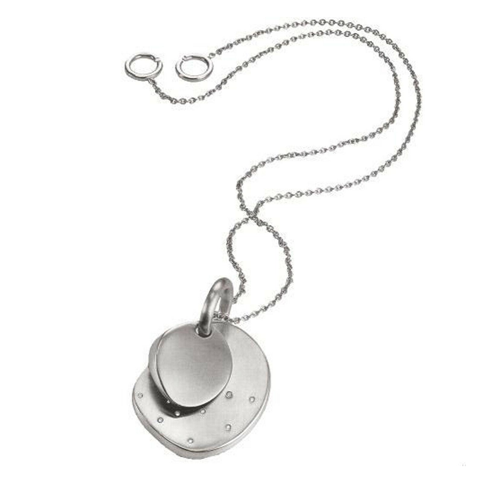 collana donna ciondolo pendente gioielli acciaio cristalli