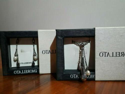 collana e orecchini acciaio