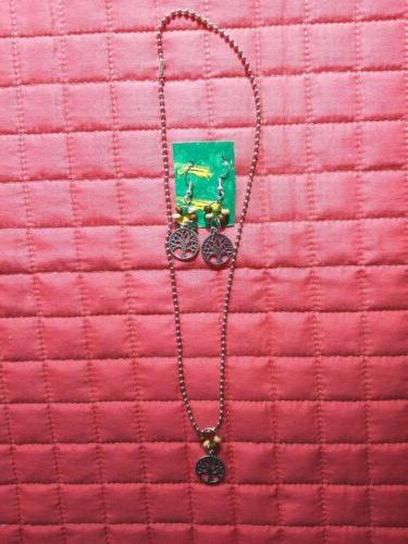 collana e orecchini albero della vita