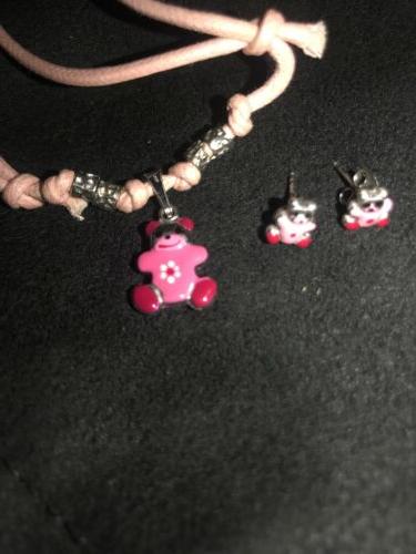 collana e orecchini bambina