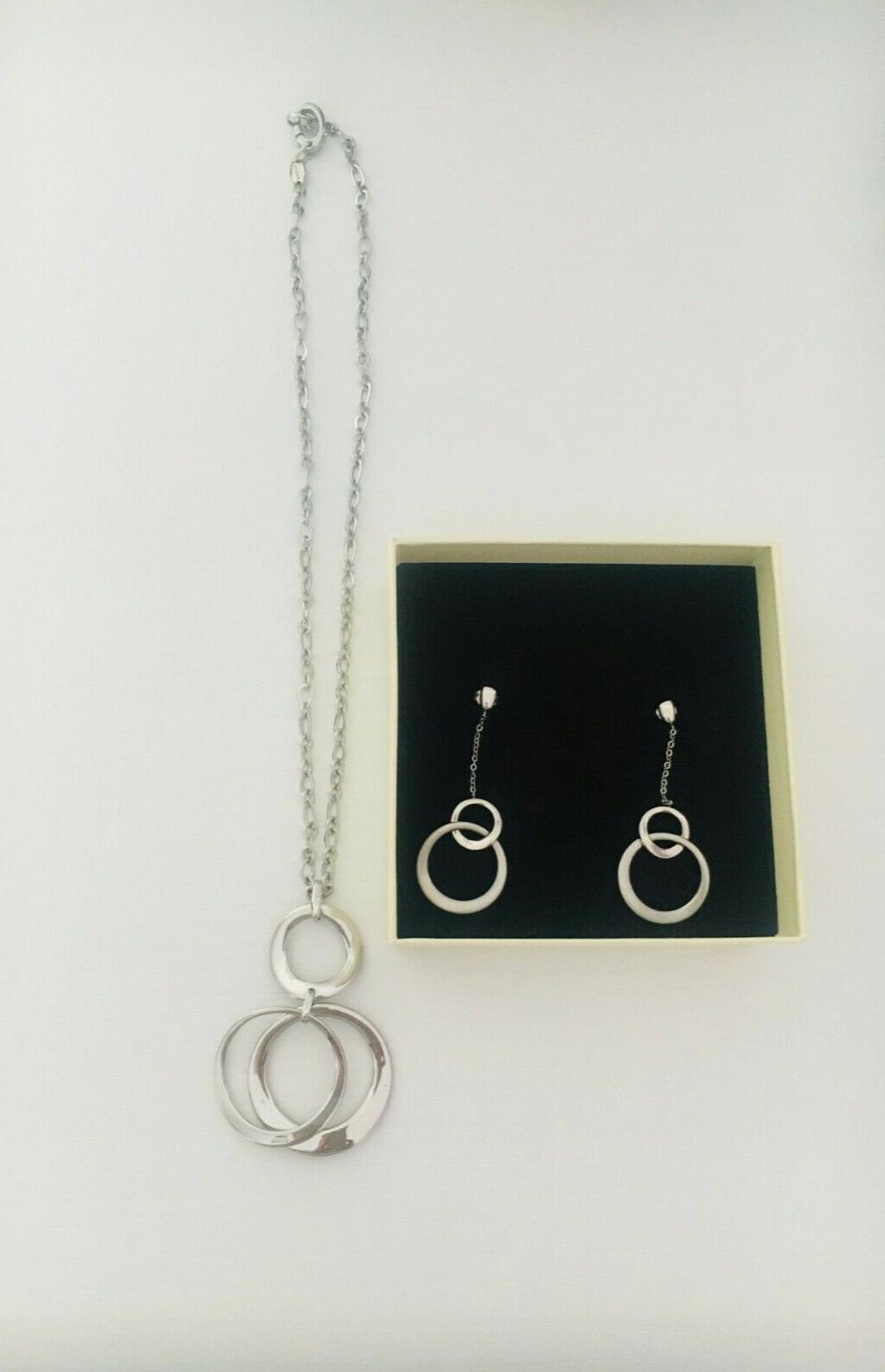 collana e orecchini parure mai utilizzata