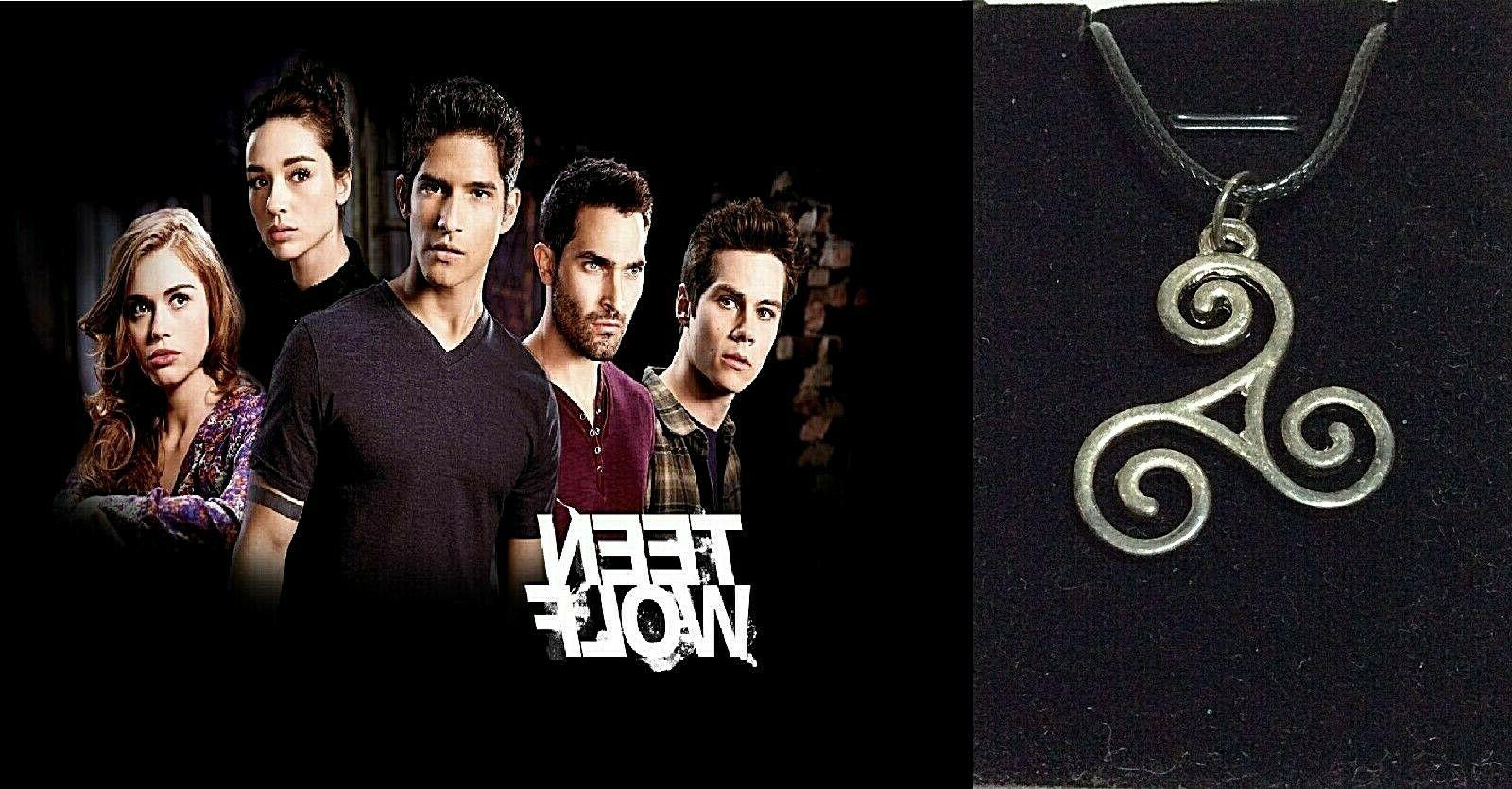 collana e orecchini teen wolf serie tv