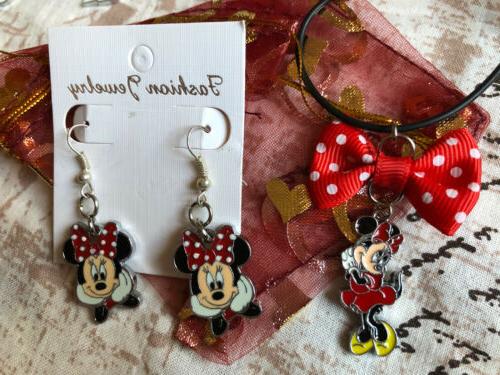 collana orecchini minnie bambina