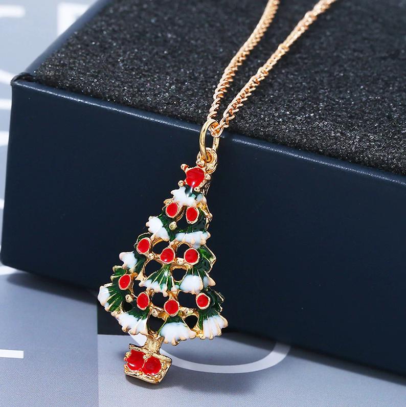 collanina tema natale gioielli regalo di natale
