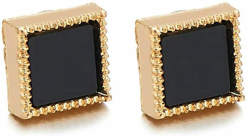 colore oro punteggiati quadrati nero acrilica magnetico