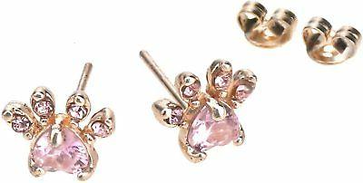 coppia di orecchini a perno a forma