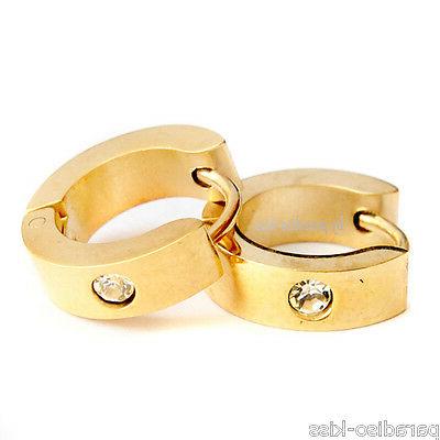 coppia orecchini cerchio uomo donna unisex in