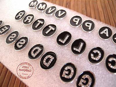 orecchini lettera iniziale nomi color argento alfabeto