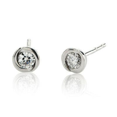 coppia orecchini punto luce oro bianco 1oed0072g5000