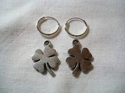 coppia orecchini vero argento 925 cerchietto liscio