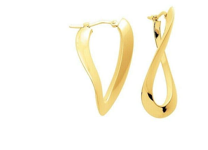 creoli in oro giallo 18 carati filo