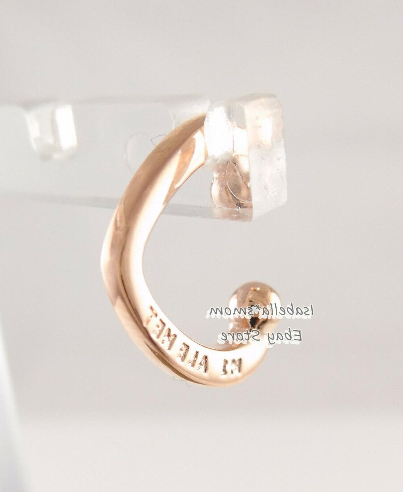 cuore aperto polsino autentico rosa placcato oro