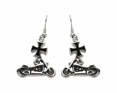 da donna acciaio inox argento croce di