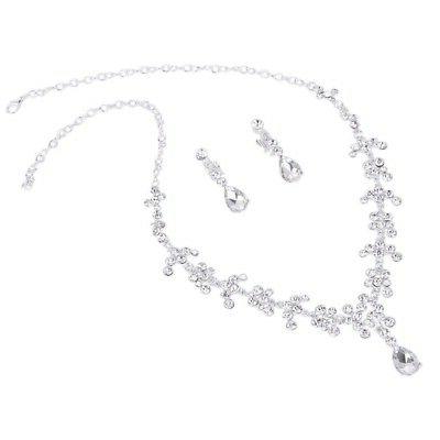 da sposa strass collana gli orecchini impostare