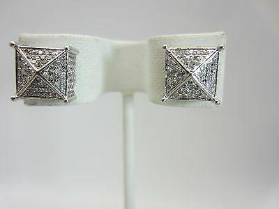 da uomo 10k oro bianco micro pave