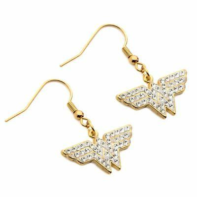 dc wonder woman cristal goutte pendants boucles