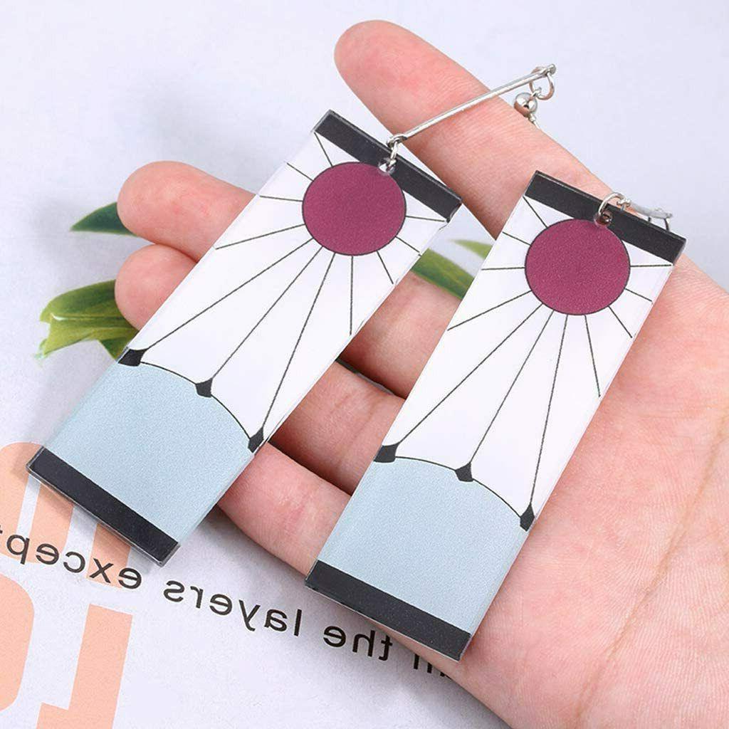 demon slayer orecchini kamado tanjirou earrings 1