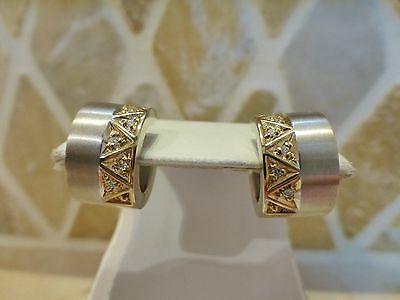 design b 18k giallo bianco due oro