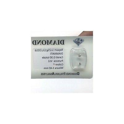 diamante coppia per orecchini 0 30 f