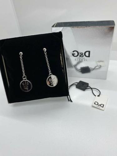 dolce gabbana orecchini pendenti logo