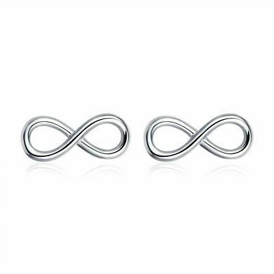 donna 925 argento sterling infinito love orecchini