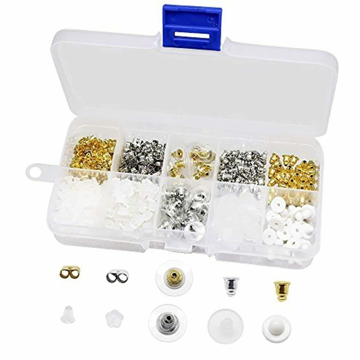 dreamtop kit da 450 chiusure per orecchini