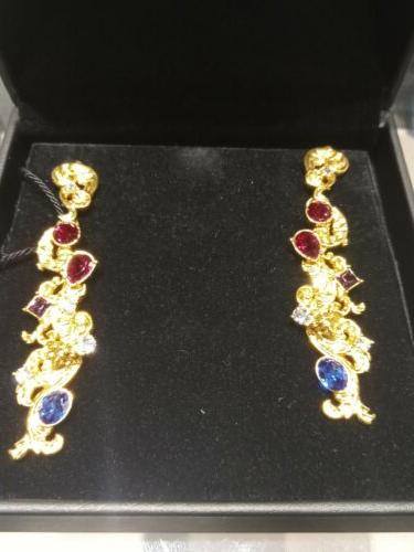 earrings colored stones orecchini pietre colorate