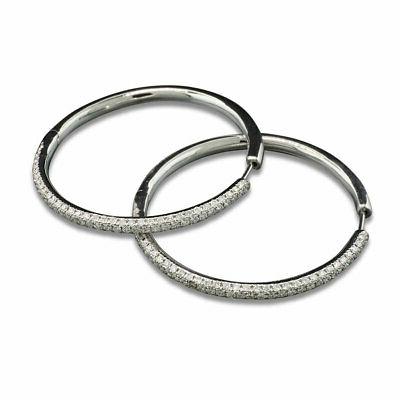 elegante brillanti orecchini a cerchio 2 86