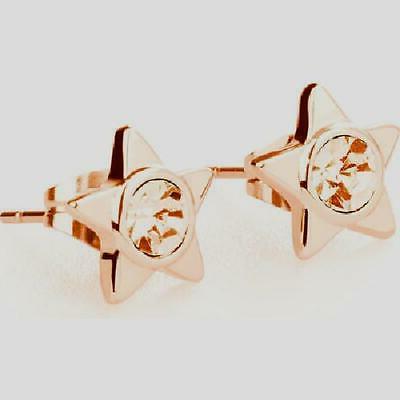 epsilon orecchini stelle rose con swarovsky beo26