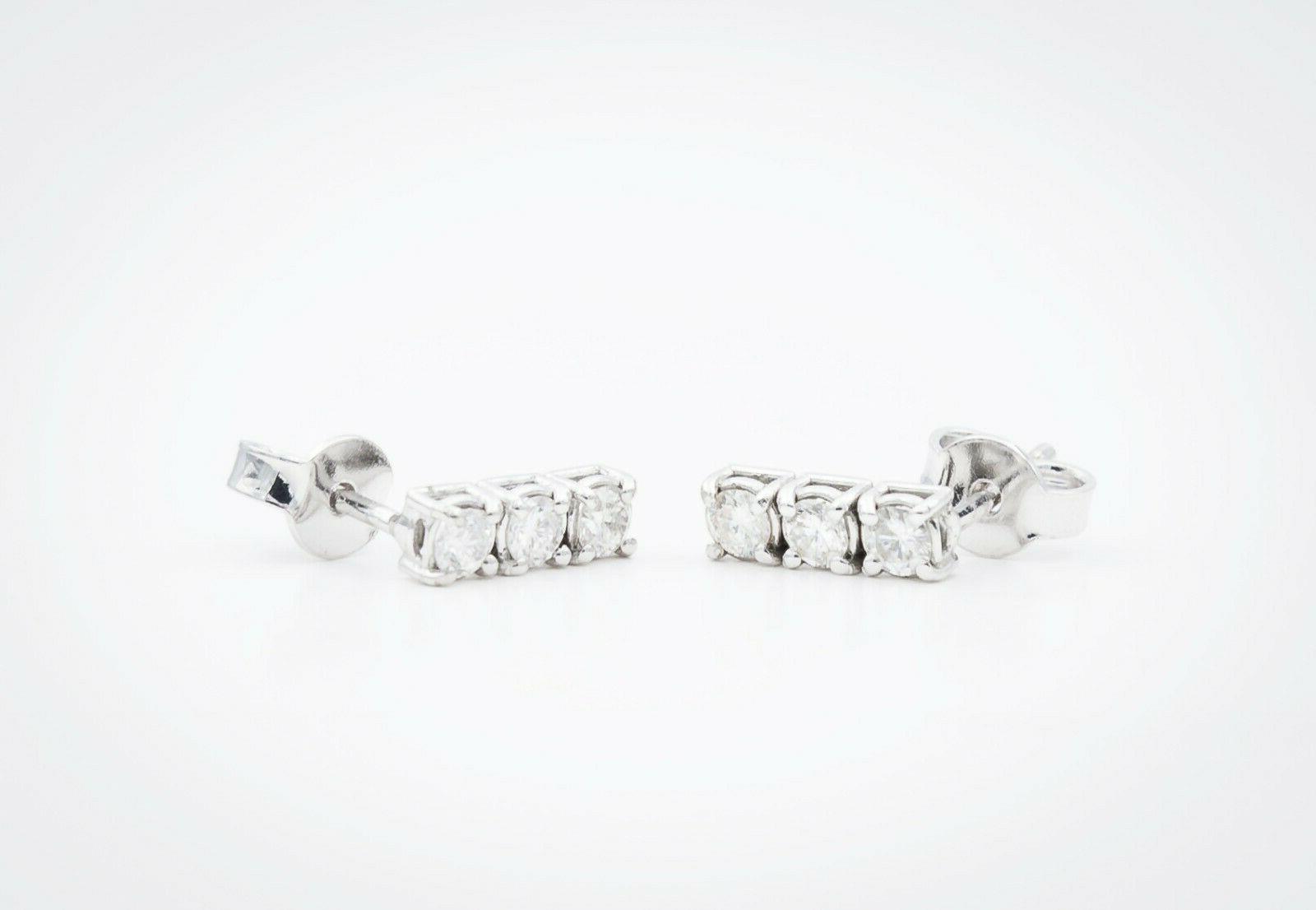 esclusivi orecchini trilogy donna diamante brillante 0