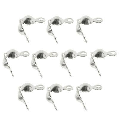 fai da te 10pcs fermagli argento 925