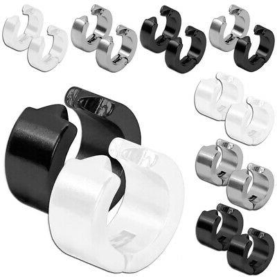 fake creoli finto orecchini clip on argento