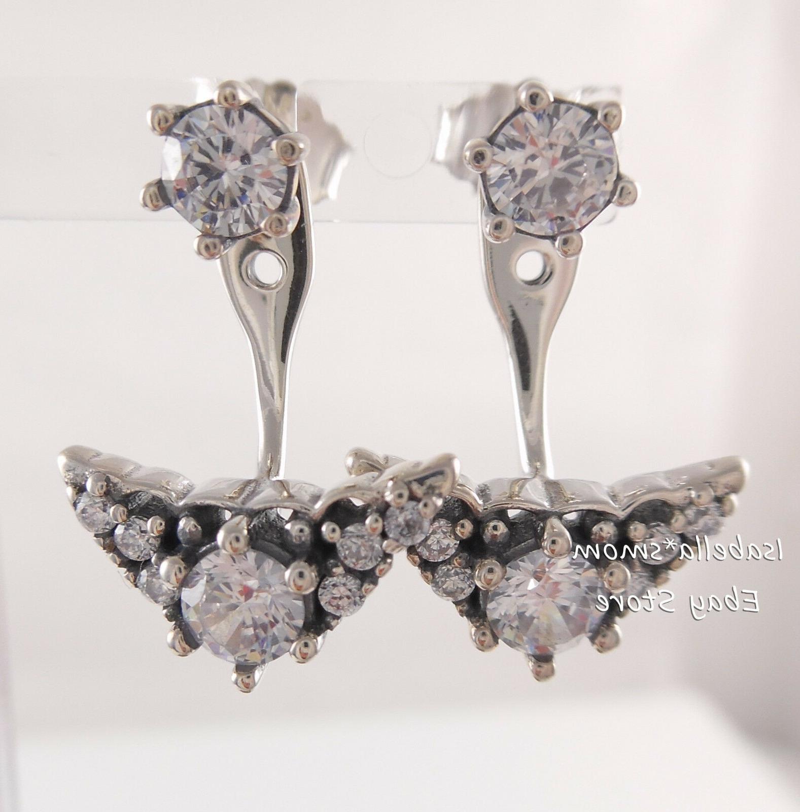 favola tiara autentico argento orecchini a lobo