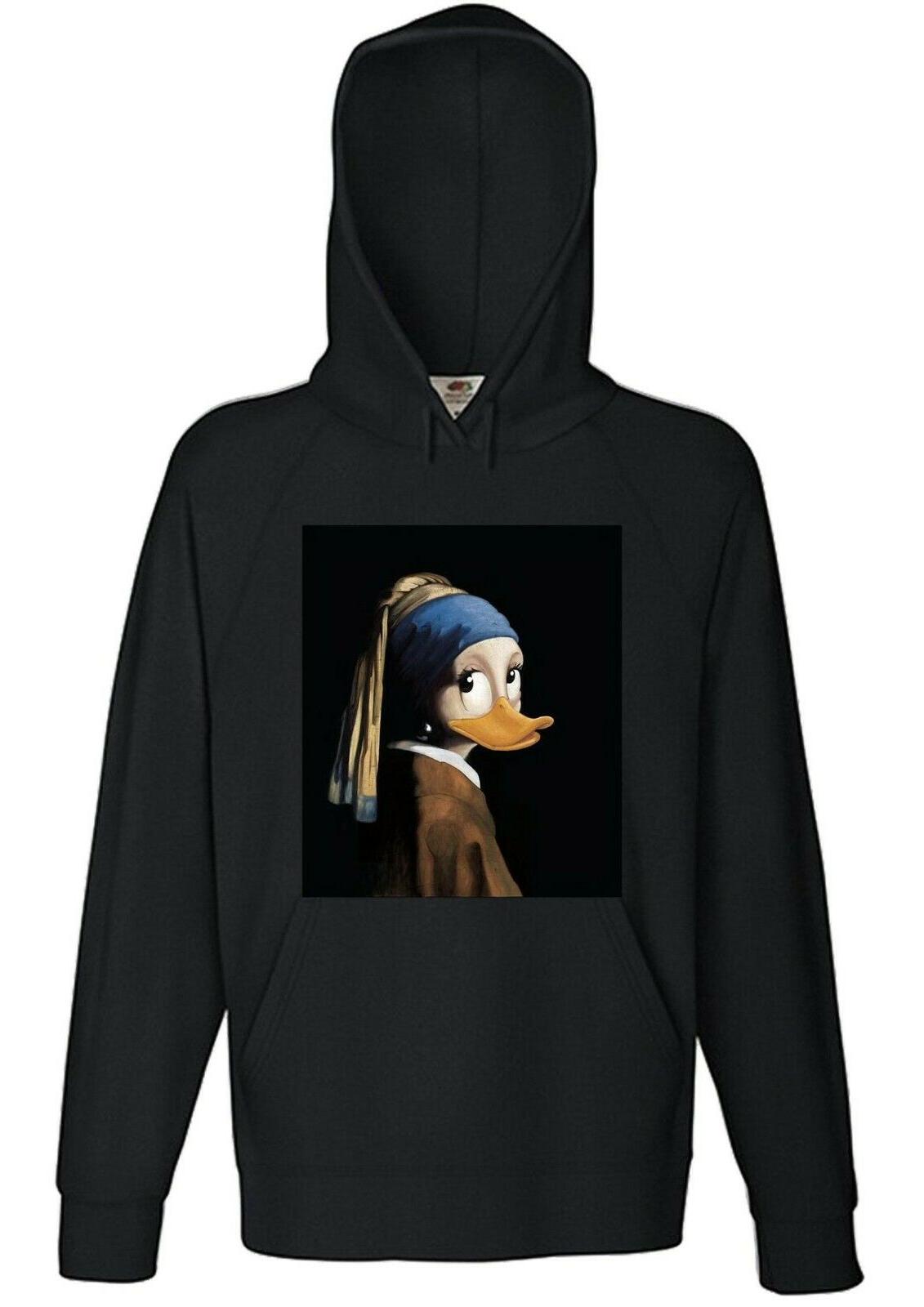 felpa papera orecchino di perla dipinto arte