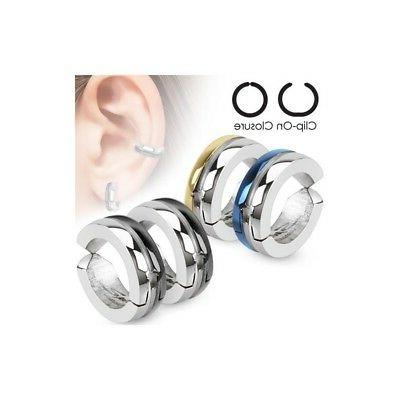 finte orecchini bicolore cupola